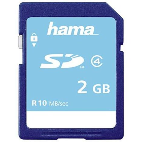 Hama 55377 - Scheda SD, 2 GB, Colori Assortiti (1/3)