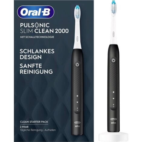 Braun Oral-B OralB Toothbrush Pulsonic Slim Clean 2000 black Schwarz (396208)