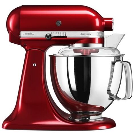 KitchenAid 5KSM185PS Artisan Impastatrice Planetaria 300W 4,8 Litri Rosso Mela