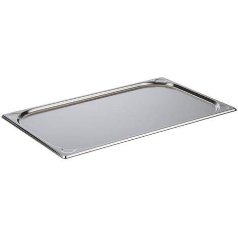 APS 81095 contenitore GN 1/1, contenitore gastronorm in acciaio inox/dimensioni 32,5 x 53 cm/profondità 15 mm/volume 1,25 litri (1/4)