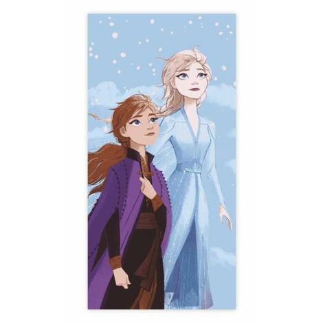 Telo da Mare Frozen Believe Cotone 70 x 140 cm (1/2)
