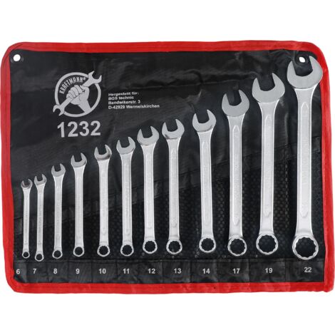 Kraftmann, 1232 chiave combinata chiave Set, 6 – 22 mm, 12 pezzi (1/5)