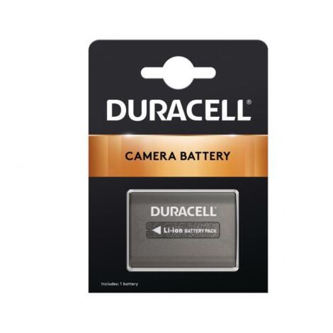 Duracell DR9706A - Batteria - Li-Ion - 650 mAh - per Sony Handycam FDR-AX100, AX43, AX60, HDR-CX170, CX485, CX680, PJ330, PJ350, PJ675, PJ680