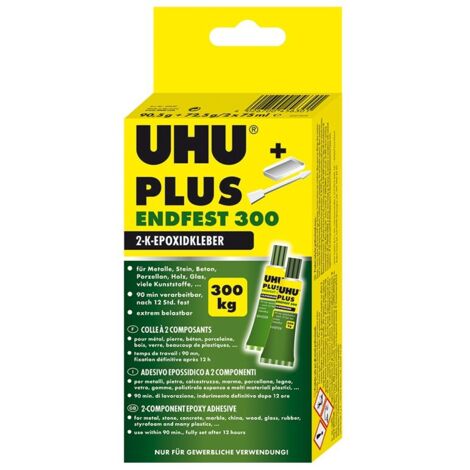 Uhu Plus Colla 2 Componente 2K-Siringa 24Ml/25G (A 6)