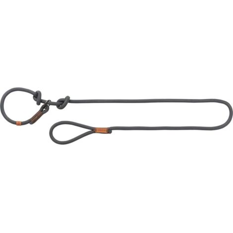 Be Nordic guinzagio con semistrangolo: S-M: 1.7m/diametro 8mm grigio scuro/marrone (1/3)