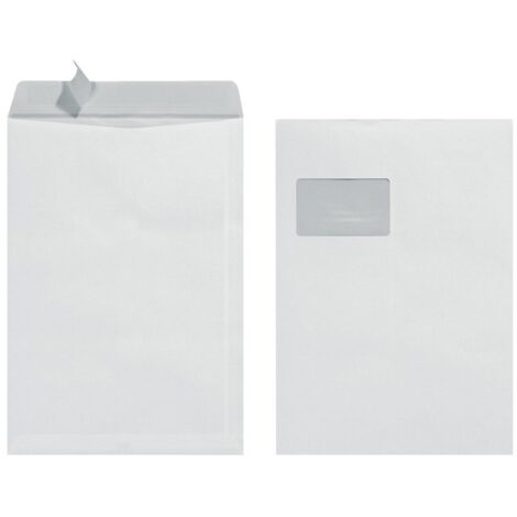 Herlitz 10837557 10837557 Plico (L x A) 229 mm x 324 mm Bianco adatto per formato carta=DIN C4 25 pz. (1/3)
