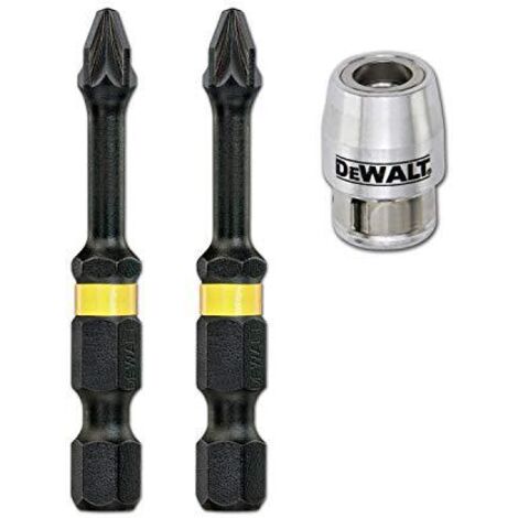 DEWALT PUNTA A IMPATTO PZ2 2 pezzi + SUPPORTO MAGNETICO TORSIONE A IMPATTO ESTREMA