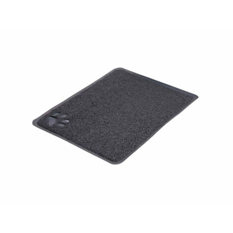 Tappetino per Lettiera per Gatti Trixie Antracite PVC 37 × 45 cm
