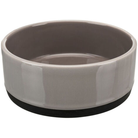 Ciotola in ceramica antiscivolo 0.75l diametro 16cm colore grigio (1/2)