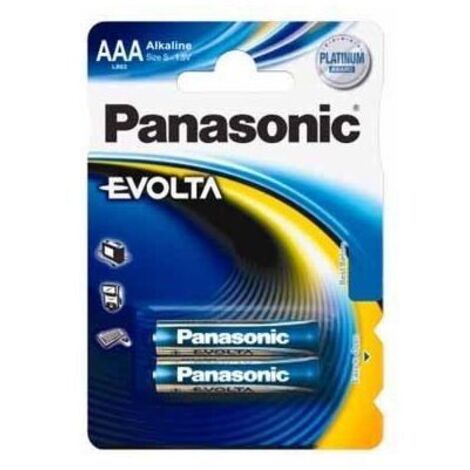 Panasonic Evolta Batteria AAA Alcalino 1,5V (1/2)