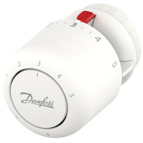 Testa termostatica a gas Danfoss Aero RA click, sensore incorporato, con azzeramento
