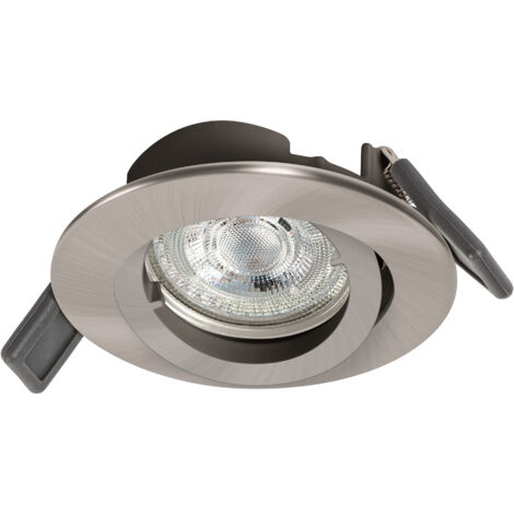 LEDVANCE Illuminazione daccento: per soffitto, GU10, RECESS DOWNLIGHT TWISTLOCK GU10 / 4,30 W, 220…240 V, ampiezza fascio luminoso: 36, Warm White, 2700 K, materiale del corpo: aluminum, IP20 (1/4)