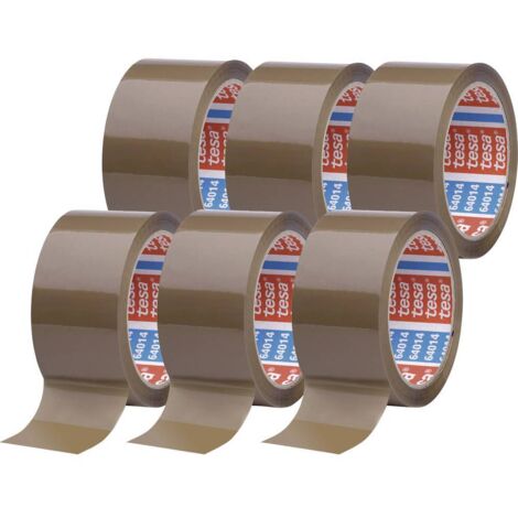 tesa tesapack 64014-501-00 Nastro adesivo Marrone (L x L) 66 m x 50 mm 6 pz.
