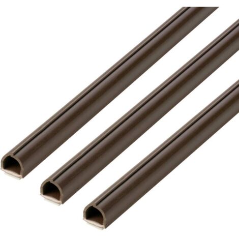 cablefix 160697 Canalina passacavi (L x L x A) 10 x 10 x 1000 mm 1 KIT Marrone