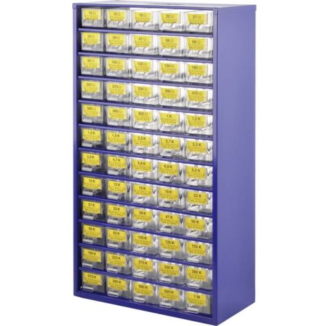 419125 Assortimento di resistenze a film metallico assiale 0.25 W 1 % 1 KIT (1/2)