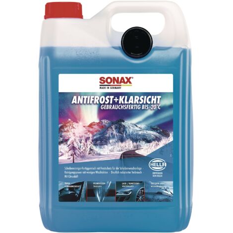 Pulitore vetri AntiFrost+KlarSicht pronto all'uso, tanica da 5 litri
