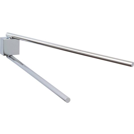 Tesa Ekkro Appendi Asciugamani, Metallo Cromato Lucido, Autoadesivo, Tecnologia di Montaggio Adesiva, 39mm x 39mm x 52mm (1/5)