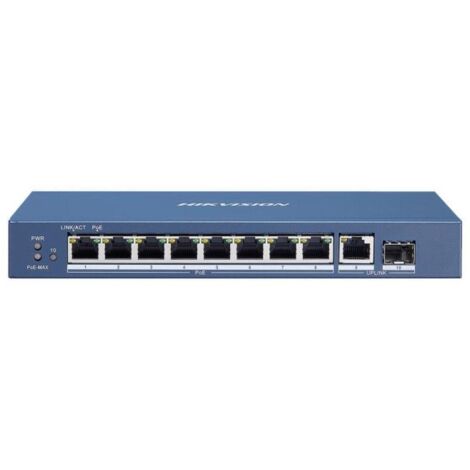 Switch Hikvision DS-3E0510P-E unmanaged Gigabit PoR§ (1/3)
