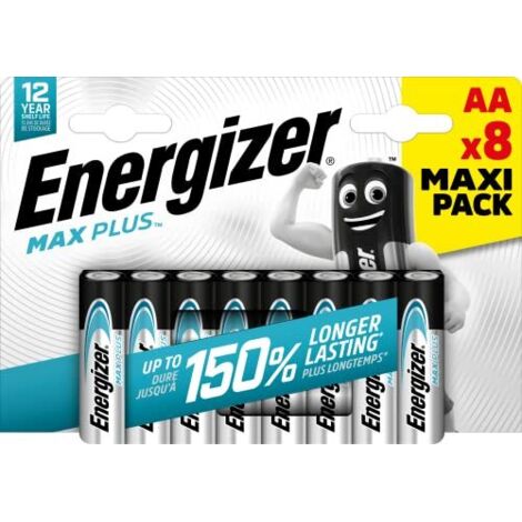 Energizer Max Plus Batteria Stilo (AA) Alcalina/manganese 1.5 V 8 pz.