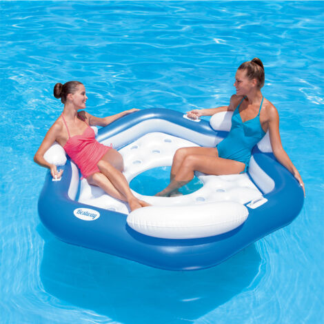 Isola Gonfiabile Galleggiante Hydro-Force cm 199x176 per 3 Persone