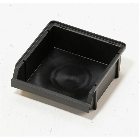 raaco 109277 ESD Cassetta impilabile da magazzino 2-80 (L x A x P) 125 x 50 x 133 mm Nero 1 pz.