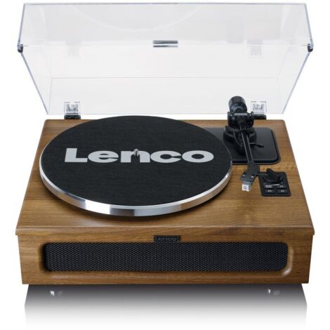 LENCO LS-410WA Giradischi Record Player with 4 built-in speakers - Wood