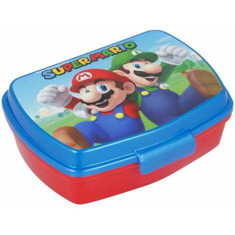 Contenitore per Sandwich Super Mario Plastica Rosso Azzurro (17 x 5.6 x 13.3 cm) (1/4)