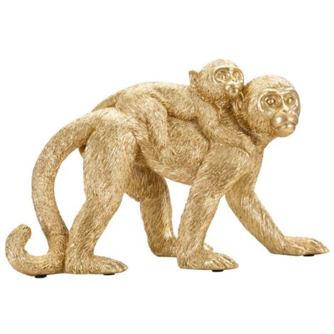 Scultura scimmia con cucciolo cm 29,5X11,5X18,5 - MONKUS (1/5)