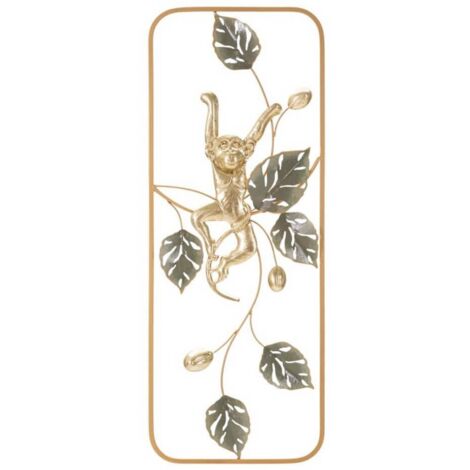Decorazione Parete Ferro Scimmia cm 28,6X3,8X74,3 - MONKEY (1/5)