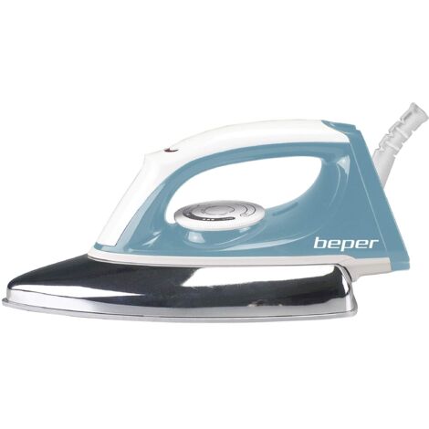 BEPER P204FER250 Ferro da stiro a secco, Ideale per tessuti delicati, Piastra antiaderente, Cavo girevole e antipiega, 1300W (1/5)