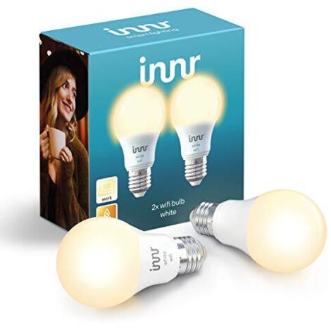 INNR Lampadina LED WiFi E27 Dimmerabile Bianca Calda 2700K 2-Pack WRB 765-2 (1/4)