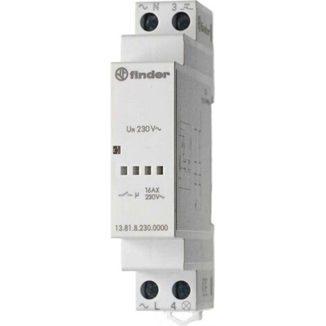 Finder rele' ad impulsi 1 contatto 16a 138182300000 (1/2)
