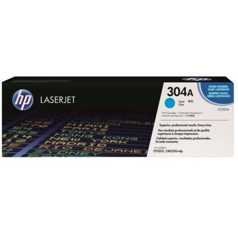 Toner HP LaserJet a Colore Cyan CC531A per HP LaserJet Color CP2025/CM2320, 2800 Pagine (1/5)