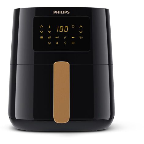 ‎PHILIPS Friggitrice ad Aria Airfryer Serie 5000 L, 4.1 L (0.8 Kg), Airfryer 13 in 1, Connesso al WiFi, 90% di Grassi in meno con Tecnologia Rapid Air, app HomeID (HD9255/80)
