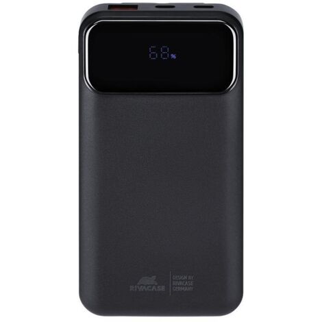 RIVACASE VA2211 Batteria Portatile 10000mAh Bianco con Cavi Integrati e Ricarica Rapida (1/5)