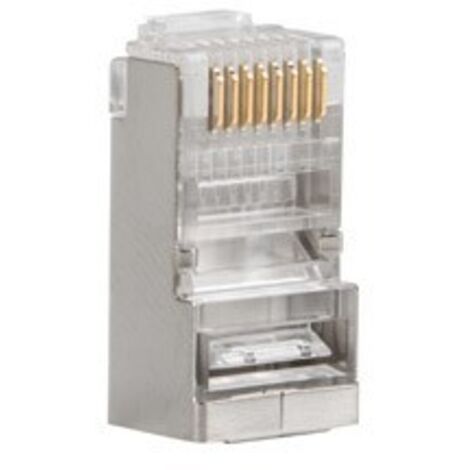 LANBERG RJ45 PLS-5000 CONNETTORE DI RETE PER SACCHETTO DI CABLAGGIO FTP CAT5E DA 100 UNITÀ (1/4)
