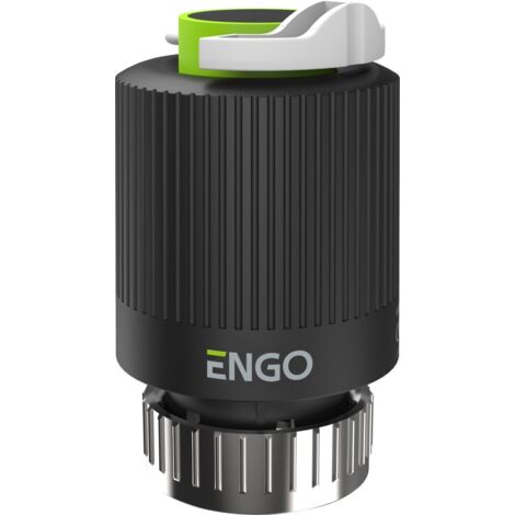 Attuatore termoelettrico ENGO E30NC-230, M30x1,5, nero, 230V