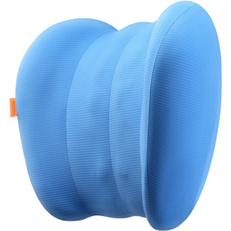 Cuscino di supporto lombare in memory foam blu ComfortRide per auto (1/5)