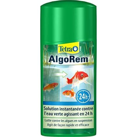 Tetra Pond AlgoRem 500 ml, Agisce Rapidamente e in Modo Mirato Contro Il Fenomeno dell’Acqua Verde (Alghe Sospese)