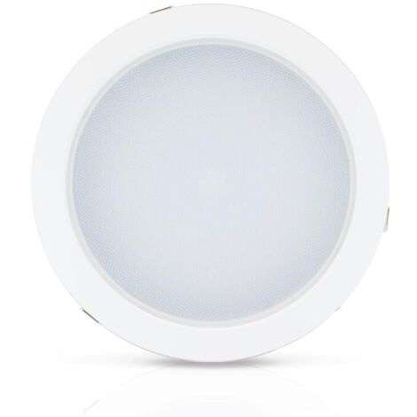 Plafoniera rotonda bianca incassata 230MM 28W ACTURUS 3000K Bianco caldo (1/2)