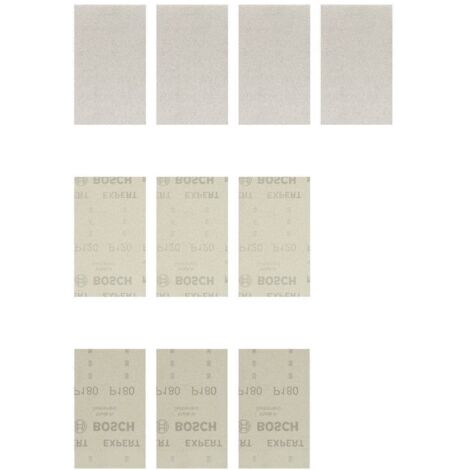 Abrasivi reticolati BOSCH Expert M480 - 80 X 133 mm - Scatola da 10 pezzi - 2608901205
