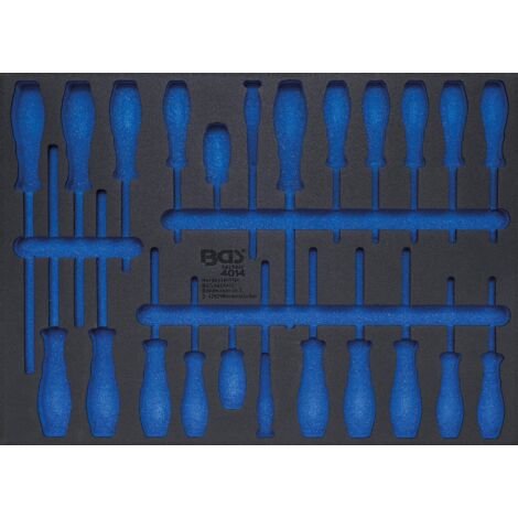Modulo per carrelli portautensili 3/3 vuoto per 4014