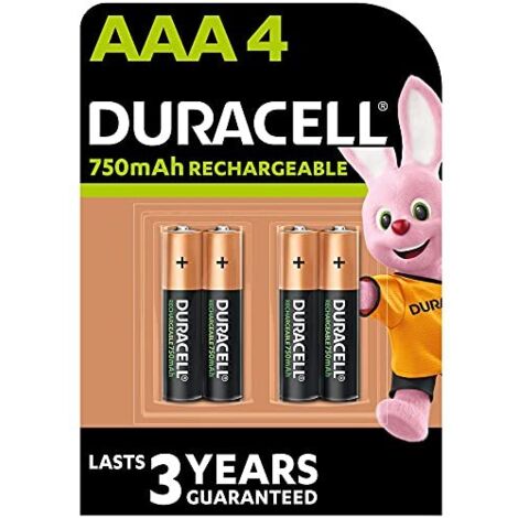 Batterie Ricaricabili Ministilo Aaa 750Mah Conf. 4Pz