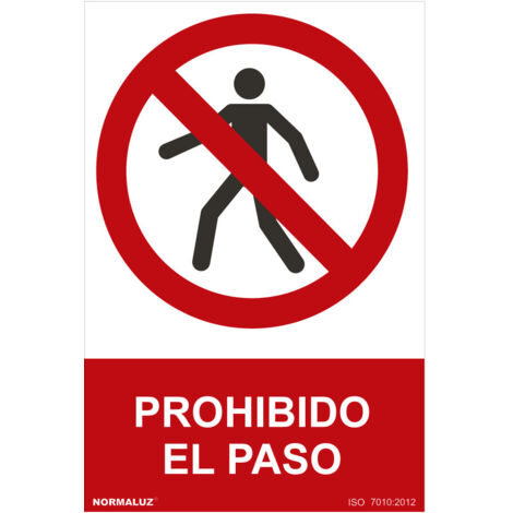 Cartello "Divieto di accesso" (PVC 0,7 mm) 30x40 cm normaluz