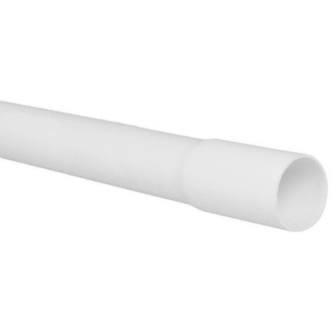 TUBO PER INSTALLAZIONE ELETTRICA RL-22, FLANGIABILE, 2 METRI, BIANCO - VT-210-2202