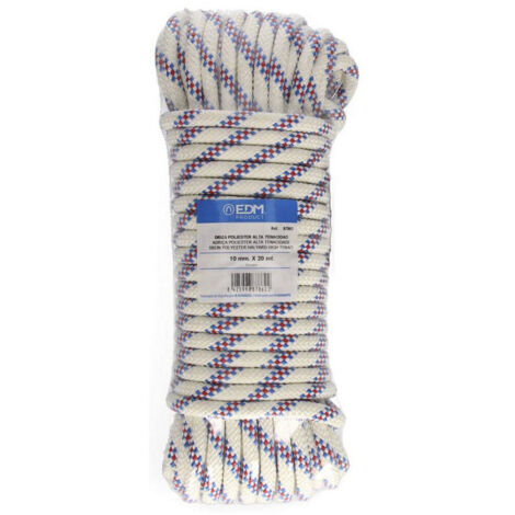 Matassa EDM 20 m Poliestere Drizza High Tend Tricolore Calibro 10 mm