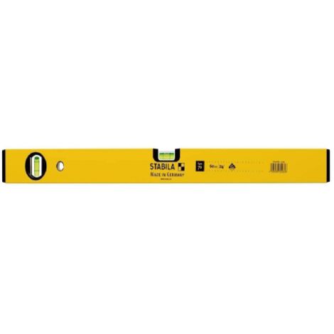 Stabila livella a due bolle 40 cm in alluminio leggera e maneggevole ideale per il fai da te