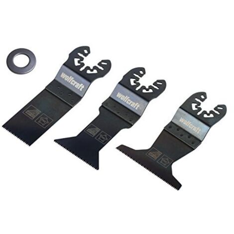 wolfcraft Set lame multifunzione per cartongesso "Standard", 3 pz, attacco universale, 8490000 (1/3)