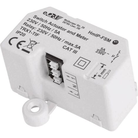 Actuador di misura di commutazione IP Homematic per montaggio a incasso (HMIP-FSM), rel� 142721A0 (1/5)