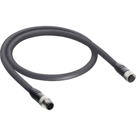 Belden 10965-1 Connettore dati confezionato per sensore o attuatore M12 Spina dritta, Presa dritta 1.00 m Numero di pol (1/2)